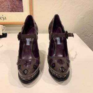 Prada runway heels